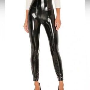 SPANX Faux Patent Leather Leggings | Size M | $98 Retail | Like New
